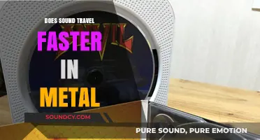 Sound in Metal: Faster Travel?
