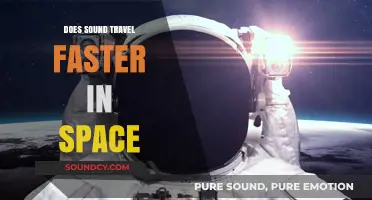 Sound in Space: Faster or Slower?