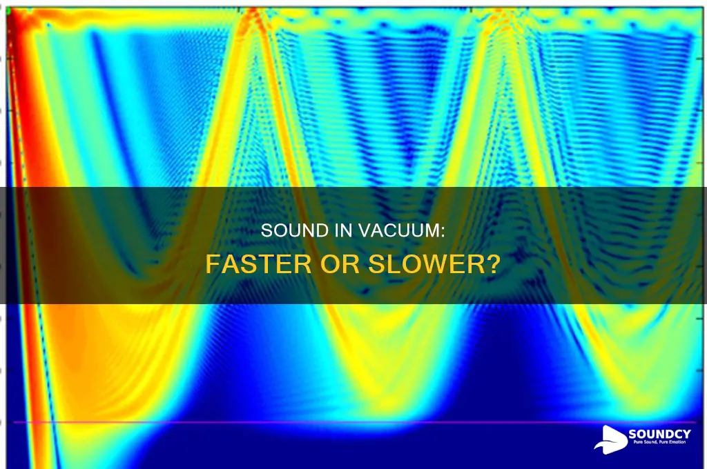 does sound travel faster in vacuum