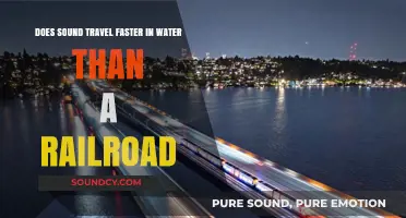 Sound Speed Comparison: Water vs. Railroad Tracks - Which is Faster?