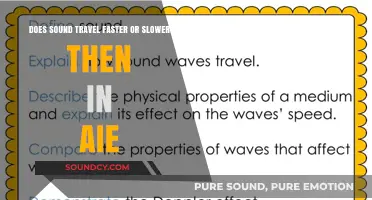 Sound Speed Comparison: Does It Travel Faster or Slower Than in Air?