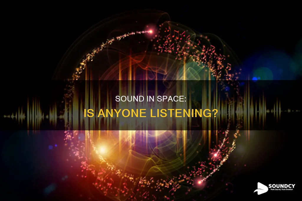 does sound travel in a space