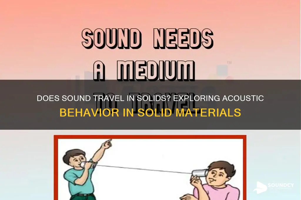 does sound travel in solids