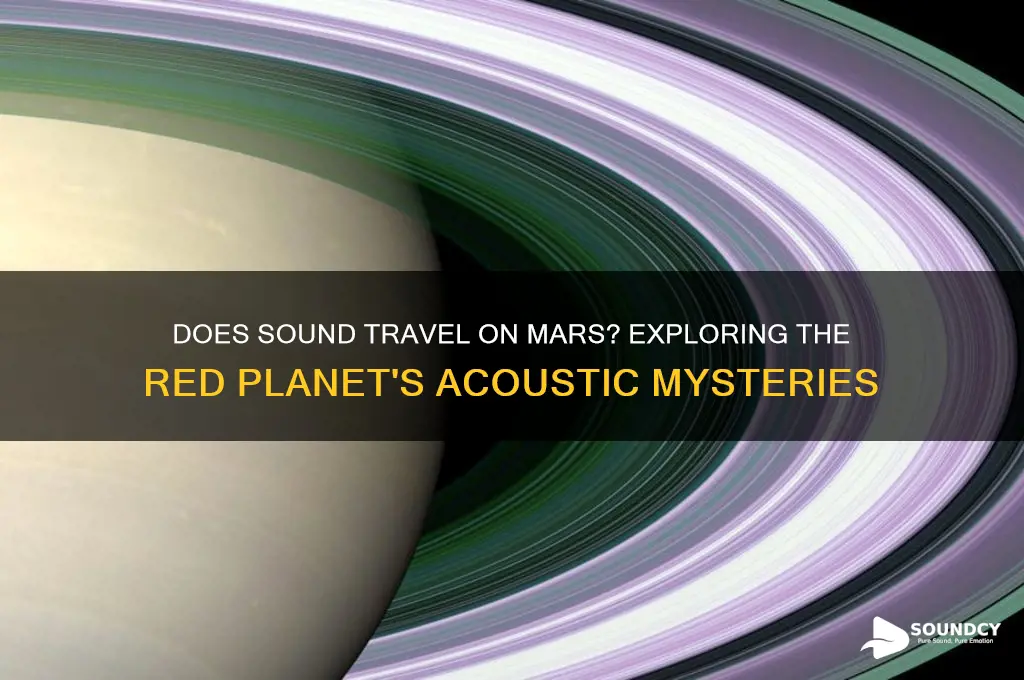 does sound travel on mars