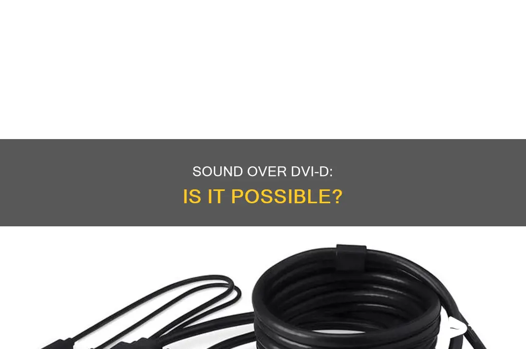 does sound travel over dvi-d
