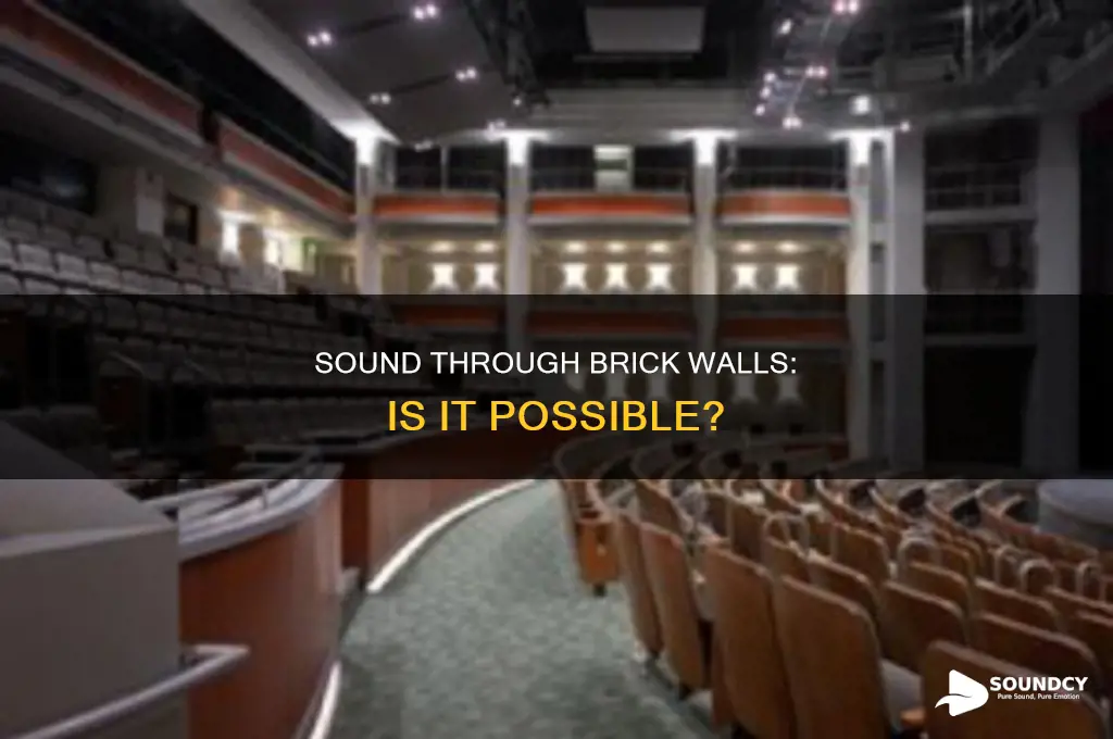 does sound travel through brick walls