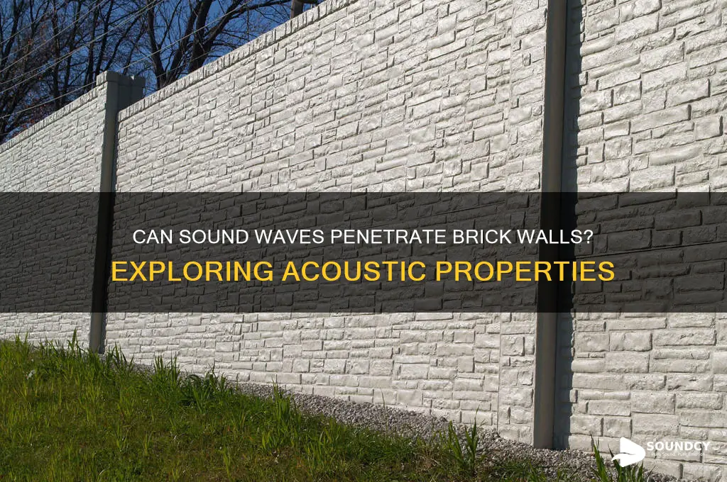 does sound travel through brick