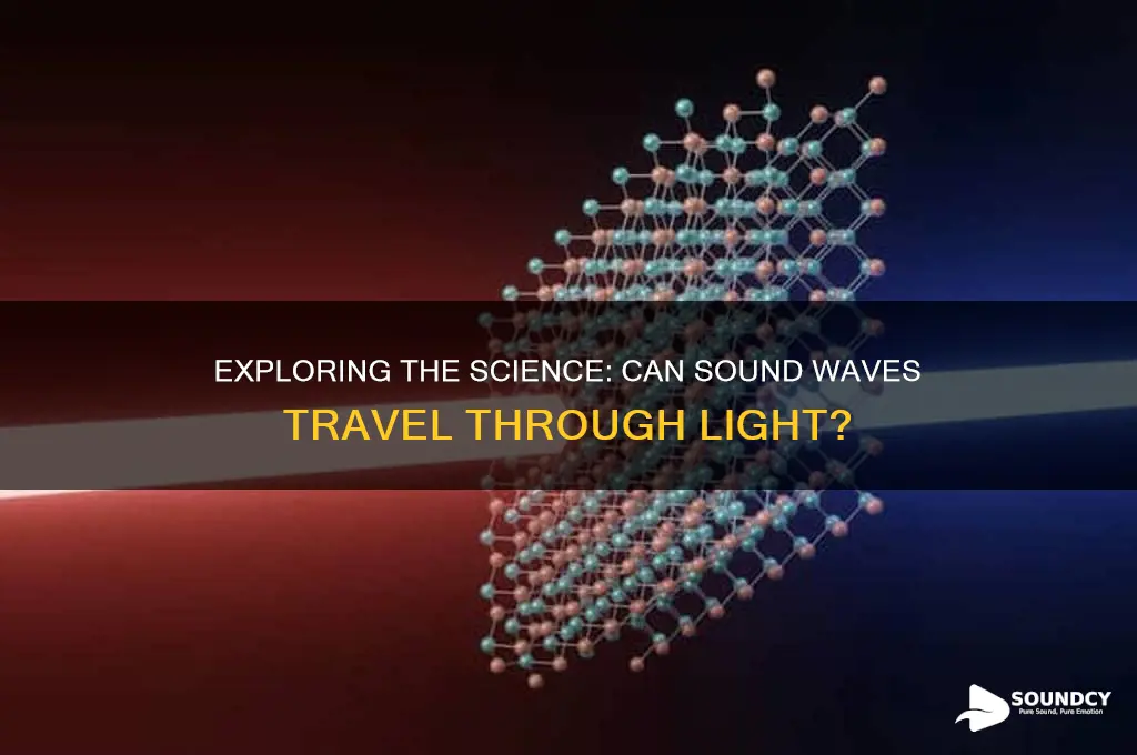 does sound travel through light