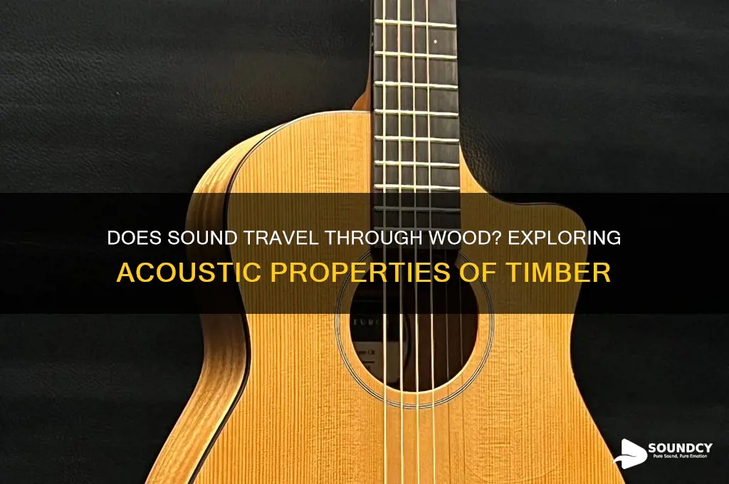 does sound travel through wood