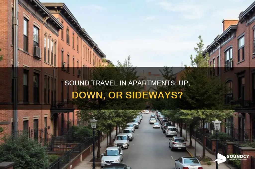 does sound travel up or down in an apartment