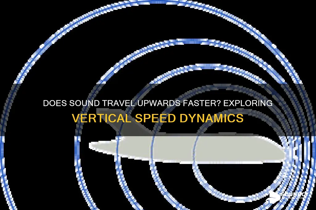 does sound travel upwards faster