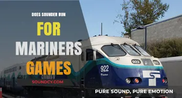 Sounder Train Services for Mariners Games
