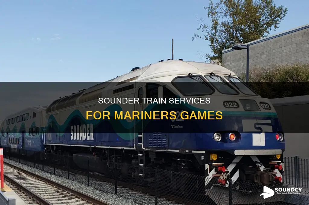 does sounder run for mariners games