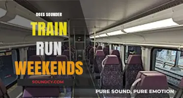 Does Sounder Train Operate on Weekends? A Comprehensive Guide