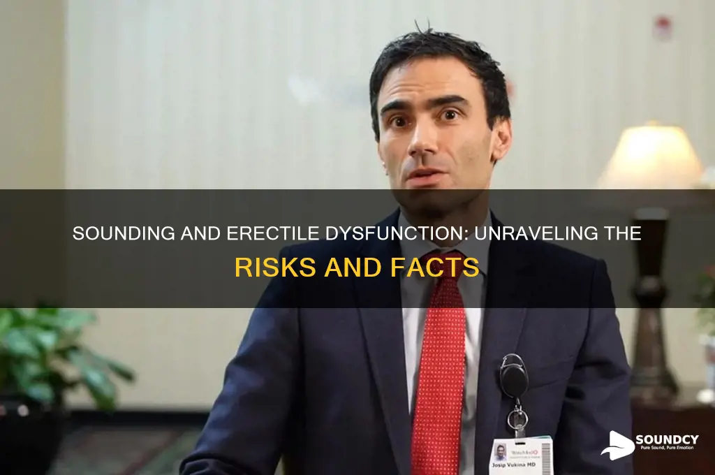 does sounding cause erectile dysfunction
