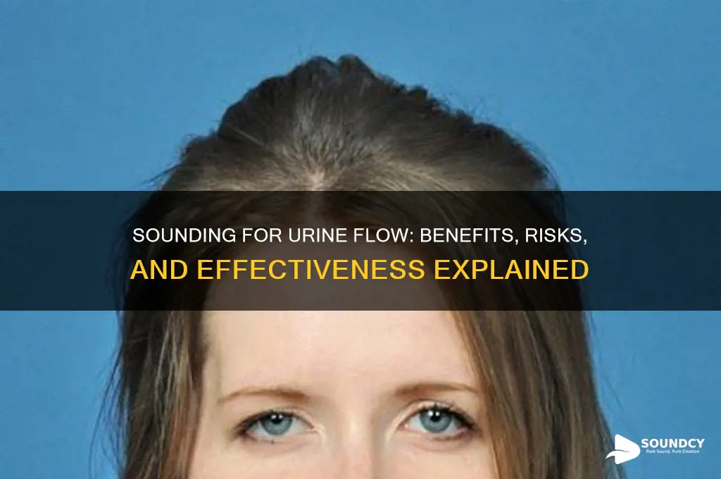does sounding help urine flow
