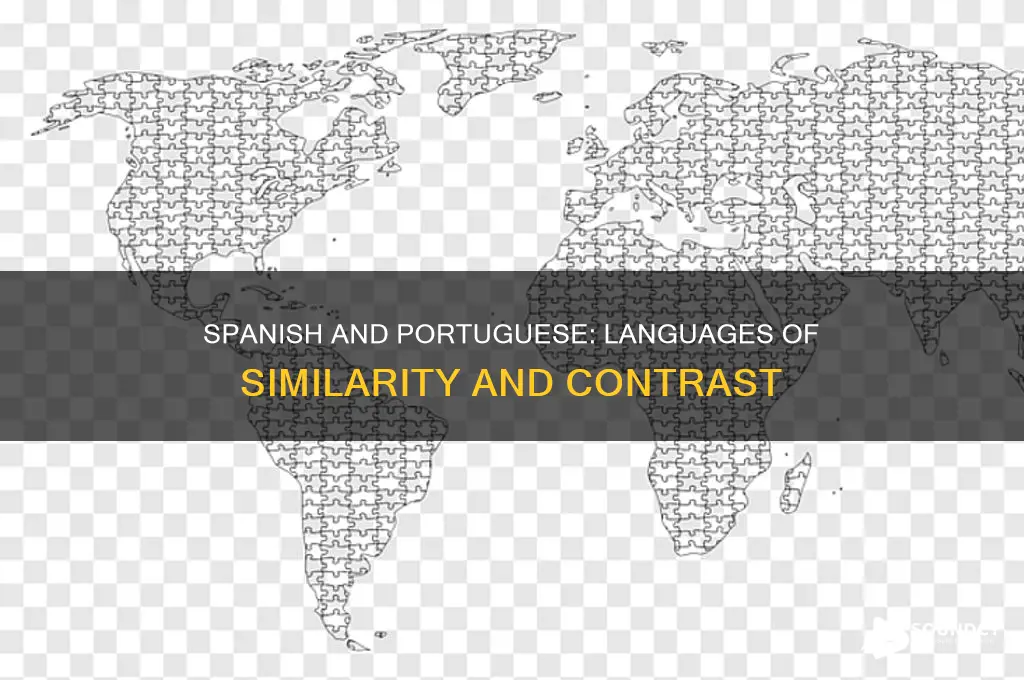 does spanish and portuguese sound similar