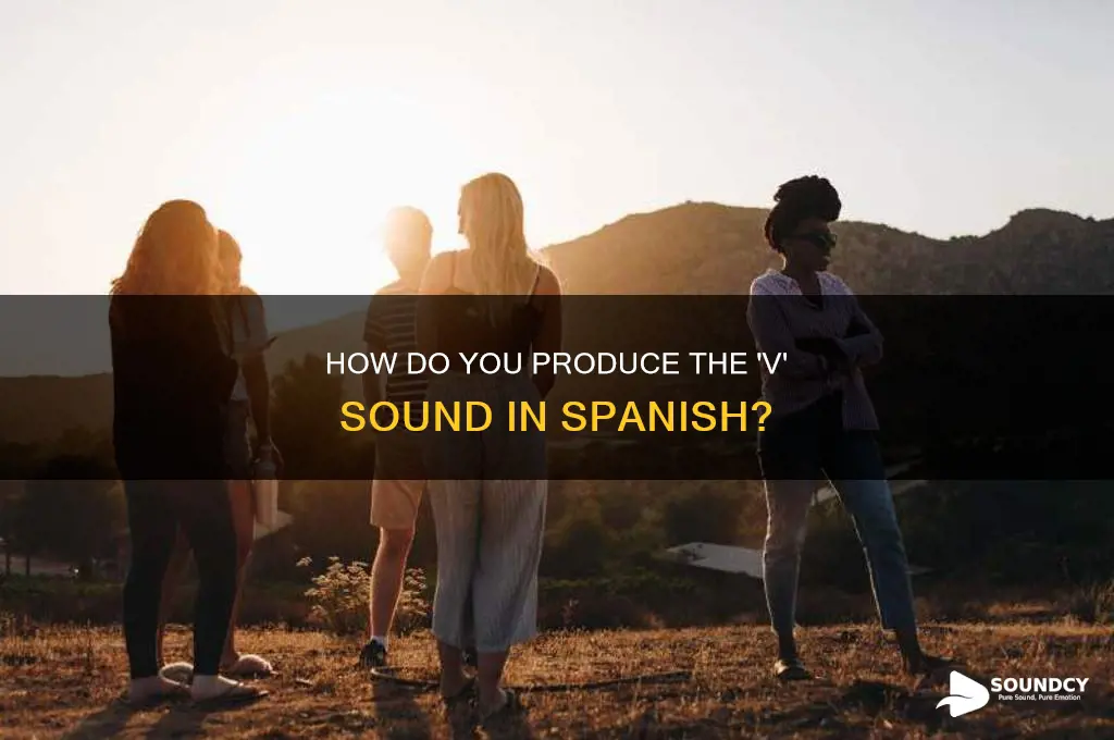 does spanish have a v sound