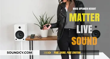Speaker Height: Does It Impact Your Live Sound Experience?