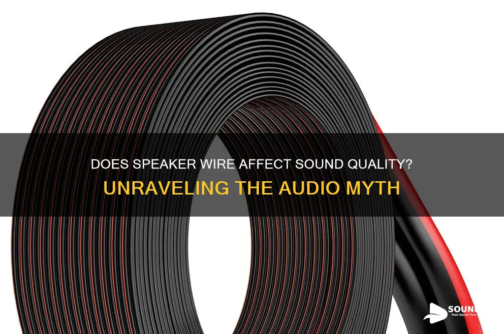 does speaker wire affect sound