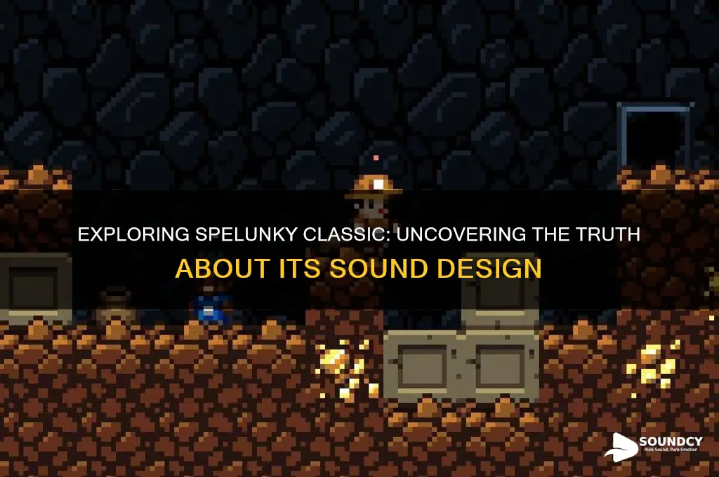 does spelunky classic have sound