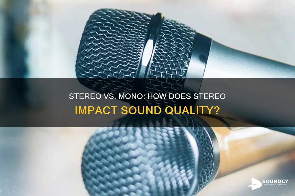 does stereo affect sound quality