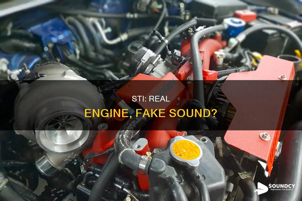does sti have fake engine sound