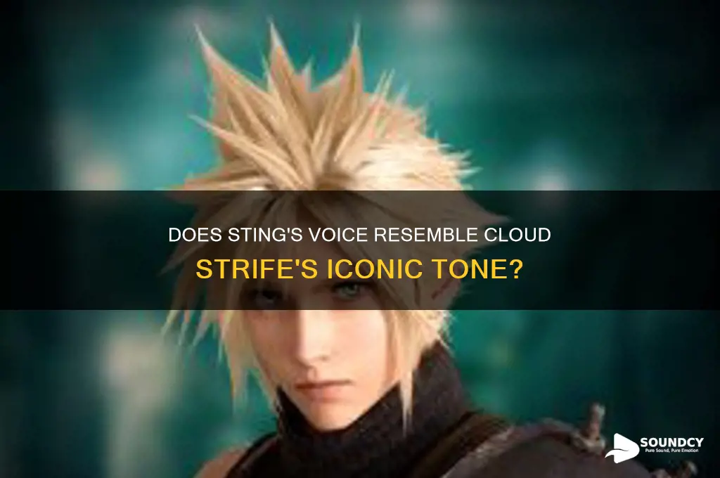 does sting sound like cloud