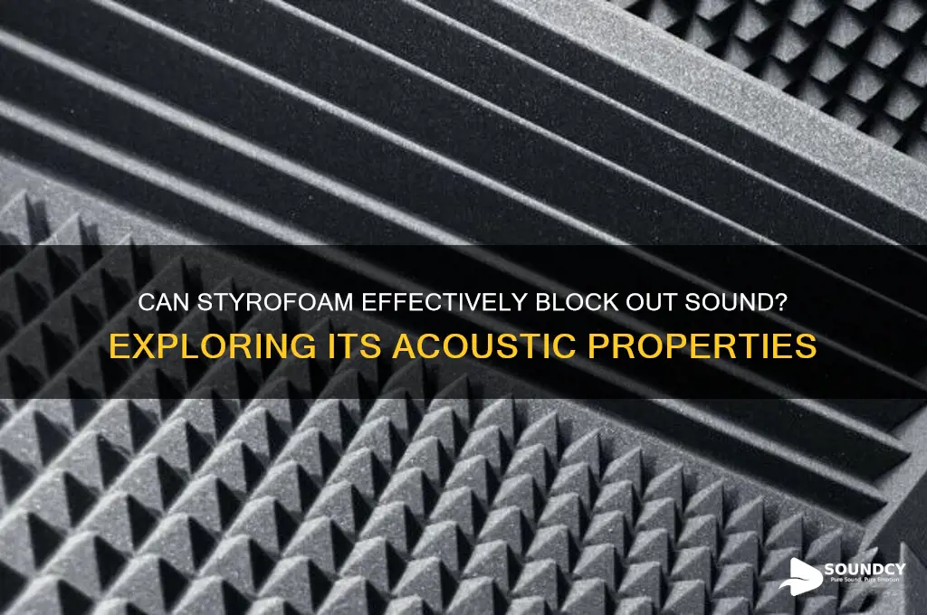 does styrofoam block out sound