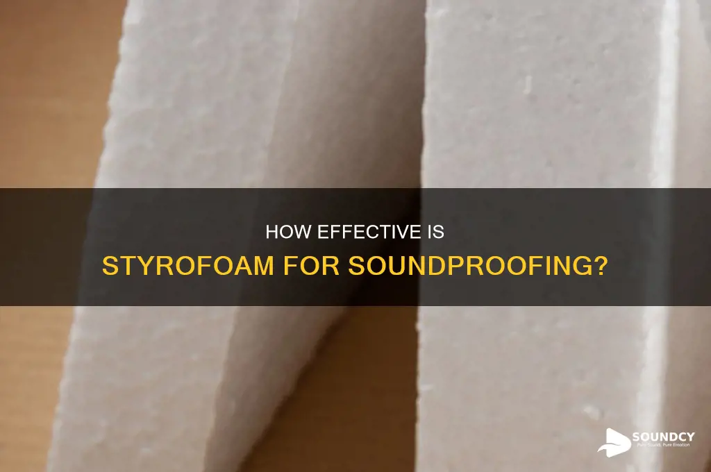 does styrofoam offer much sound insulation