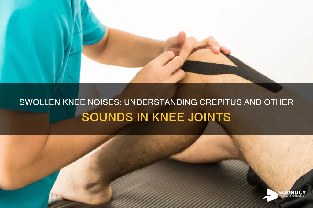 does swollen knee make sounds
