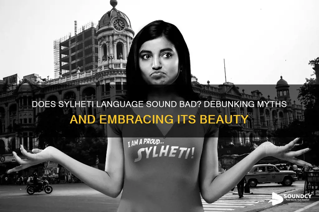 does sylheti language sound bad