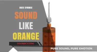 Does Syringe Sound Like Orange? Exploring the Oddities of Language