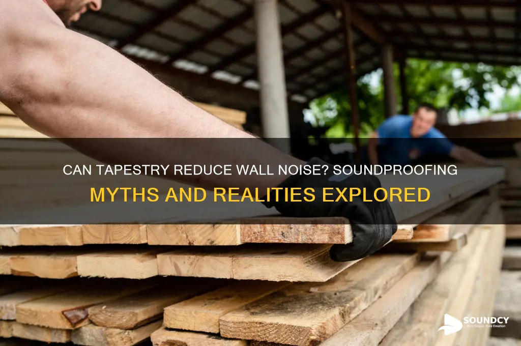 does tapestry really block some sound through a wall