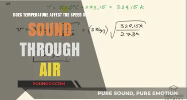 How Temperature Influences Sound Speed Through Air: A Scientific Exploration