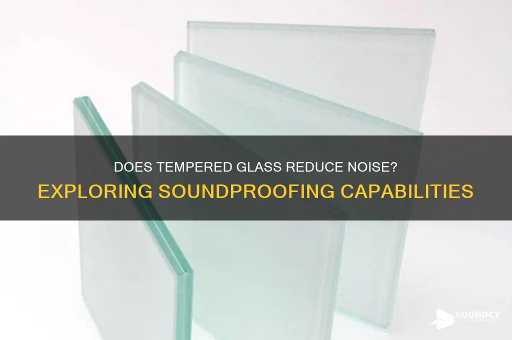 does tempered glass block sound