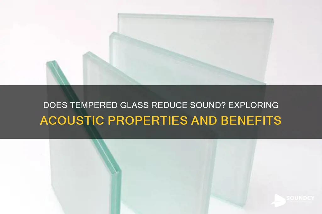 does tempered glass reduce sound