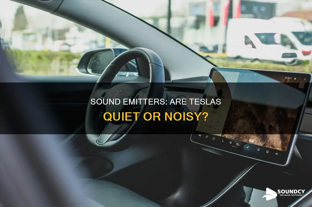 does tesla have a sound emitter