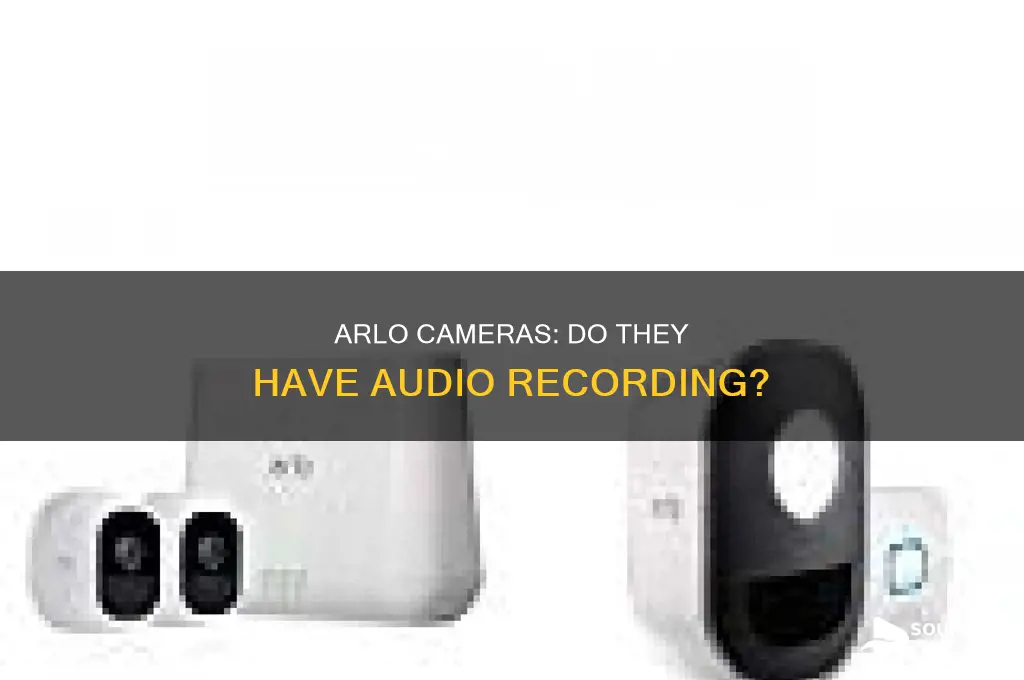 does the arlo camera have sound