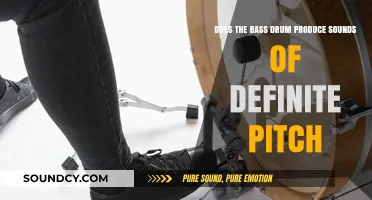 Exploring the Bass Drum: Definite Pitch or Indefinite Resonance?