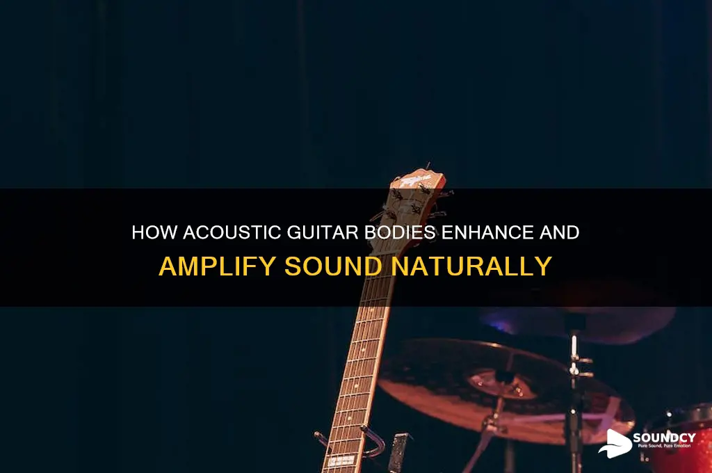 does the body of an acoustic amplify the sound