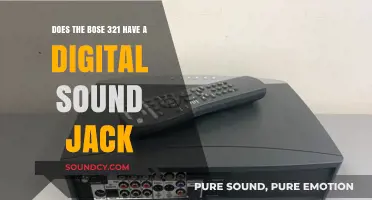 Bose 321 Digital Sound Jack: Compatibility and Connection Options