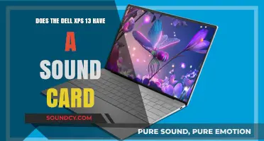 Does the Dell XPS 13 Include a Dedicated Sound Card?