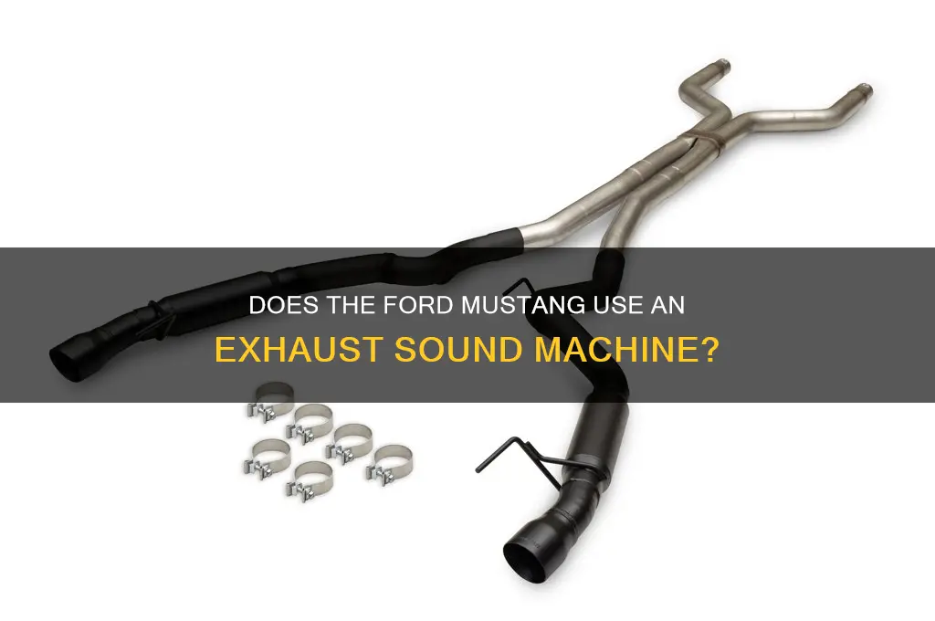 does the ford mustang have an exhaust sound machine