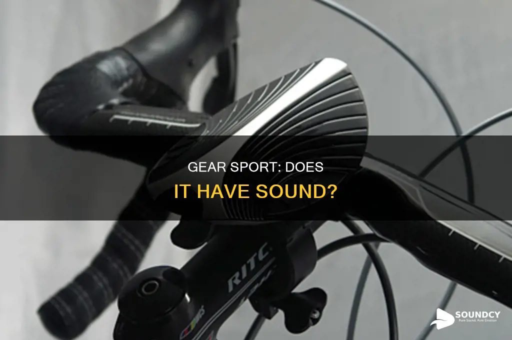 does the gear sport have sound