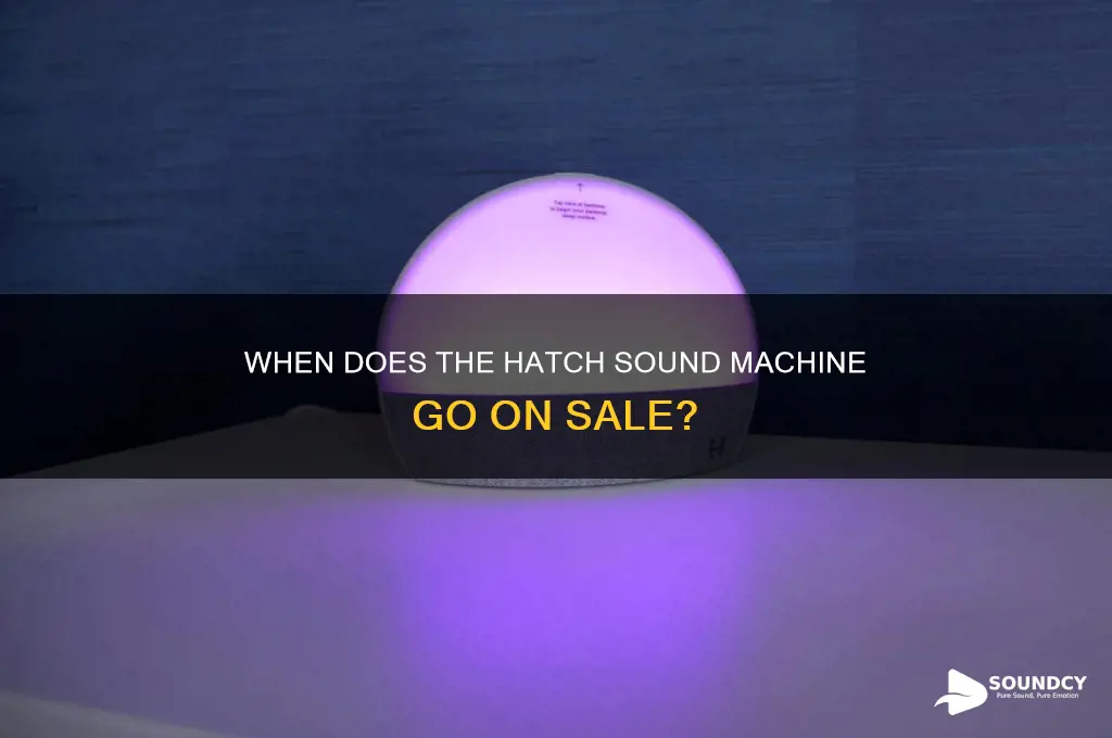 does the hatch sound machine ever go on sale