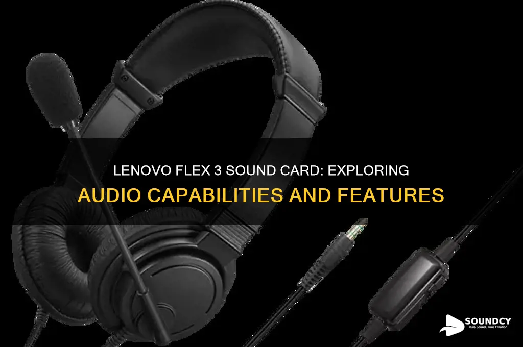 does the lenovo flex 3 have a sound card