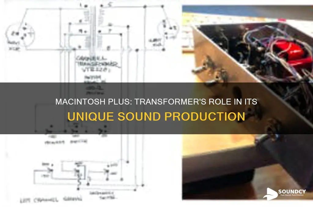 does the macintosh plus make sound from the transformer