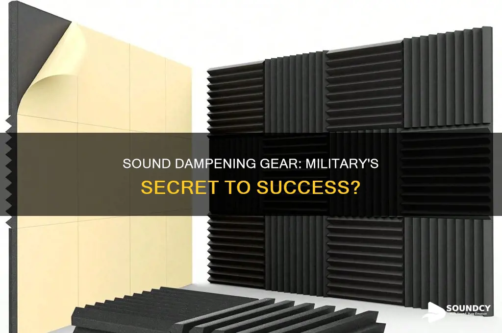 does the military wear sound dampening