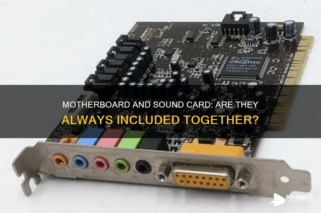 does the mother board come with the sound card
